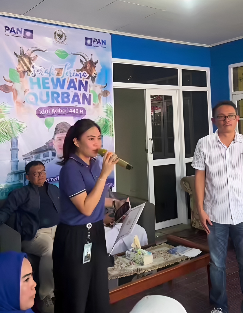 Momentum Idul Adha, DPD PAN Purwakarta Gelar Syukuran Sekretariat Baru dan Tebar Hewan Kurban
