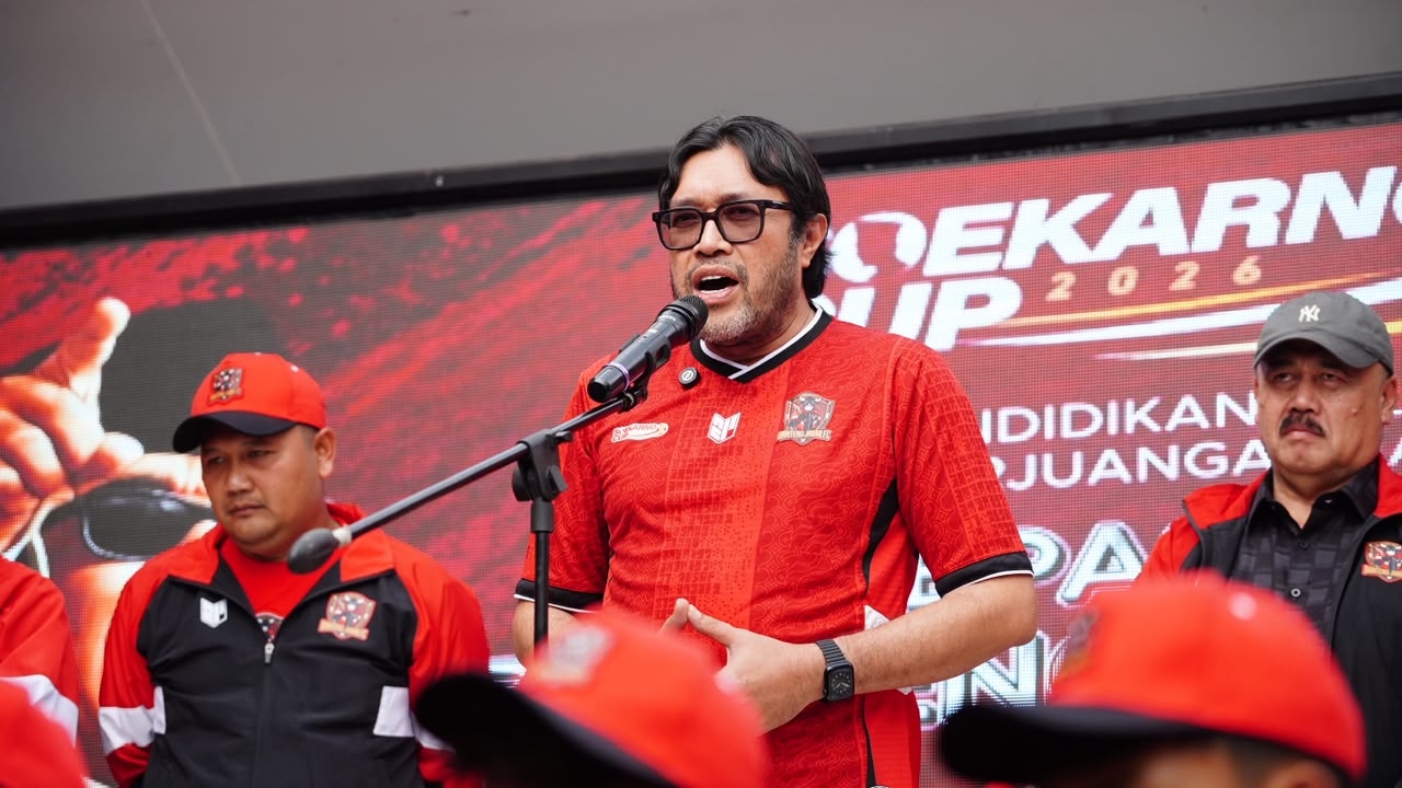 Ono Surono Lepas Skuad Banteng Jabar FC U-17 ke Soekarno Cup 2026