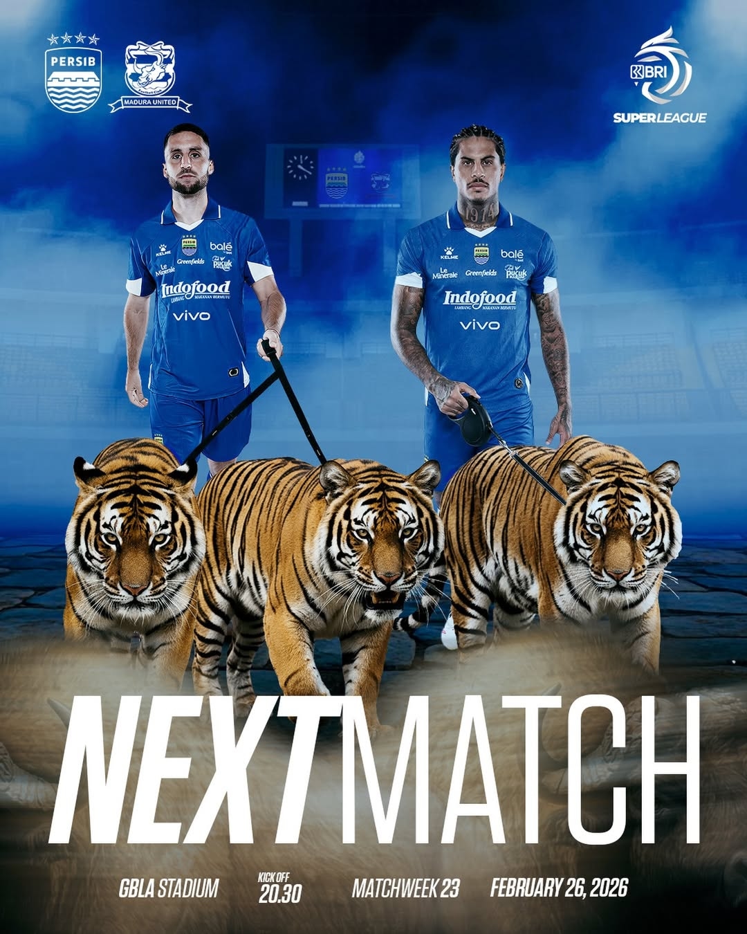 Marc Klok Comeback, Persib Bandung Siap Amankan Rekor Kandang Lawan Madura United