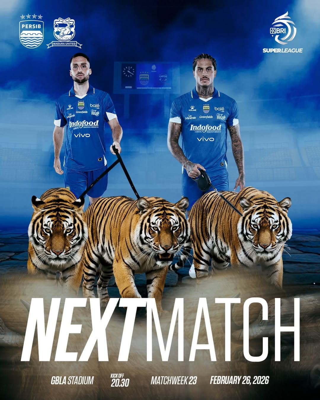 Marc Klok Comeback, Persib Bandung Siap Amankan Rekor Kandang Lawan Madura United