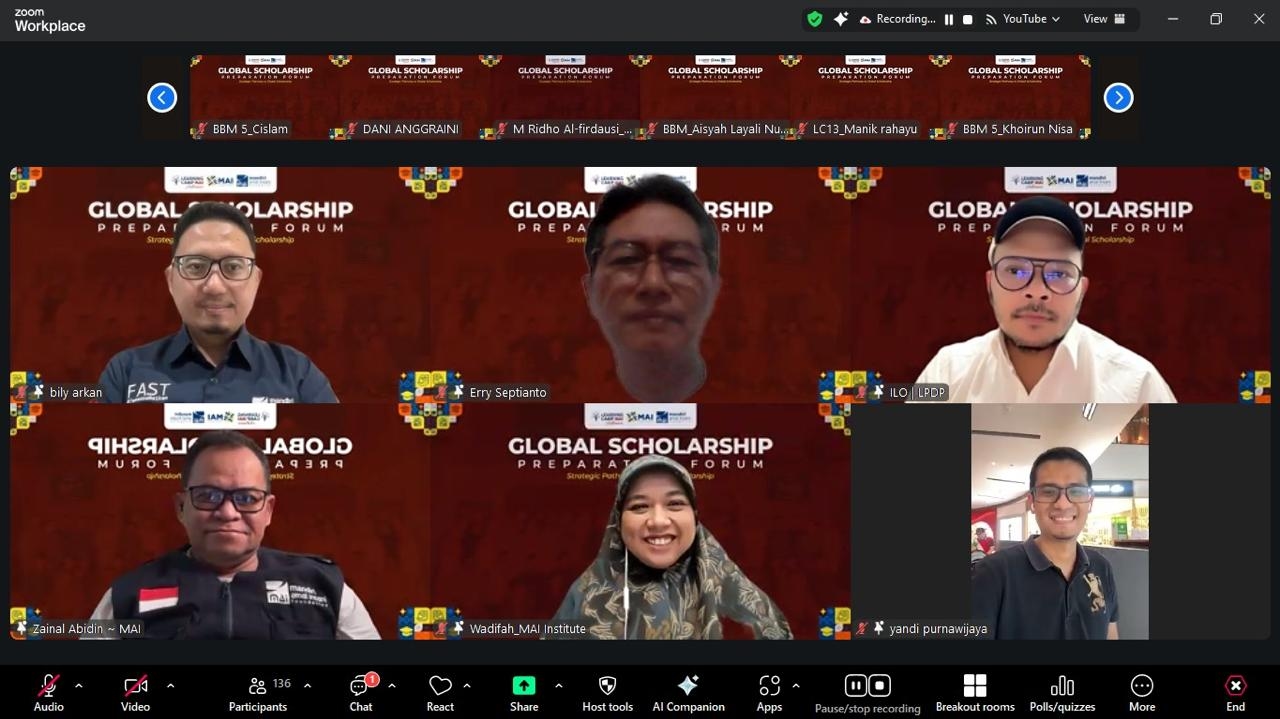 MAI Foundation & LPDP RI Perkuat Kesiapan Beasiswa Luar Negeri di Closing Learning Camp Advance Angkatan 1