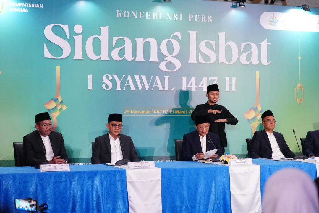 Hasil Sidang Isbat 1 Syawal 1447 H: Pemerintah Tetapkan Idulfitri Sabtu 21 Maret 2026