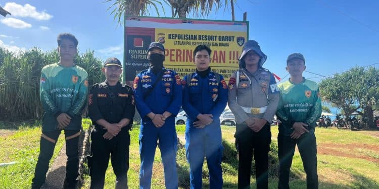 Cegah Laka Laut, Sat Polairud Perketat Pengamanan Wisata Pantai Selatan Garut 2026 Selama Libur Lebaran