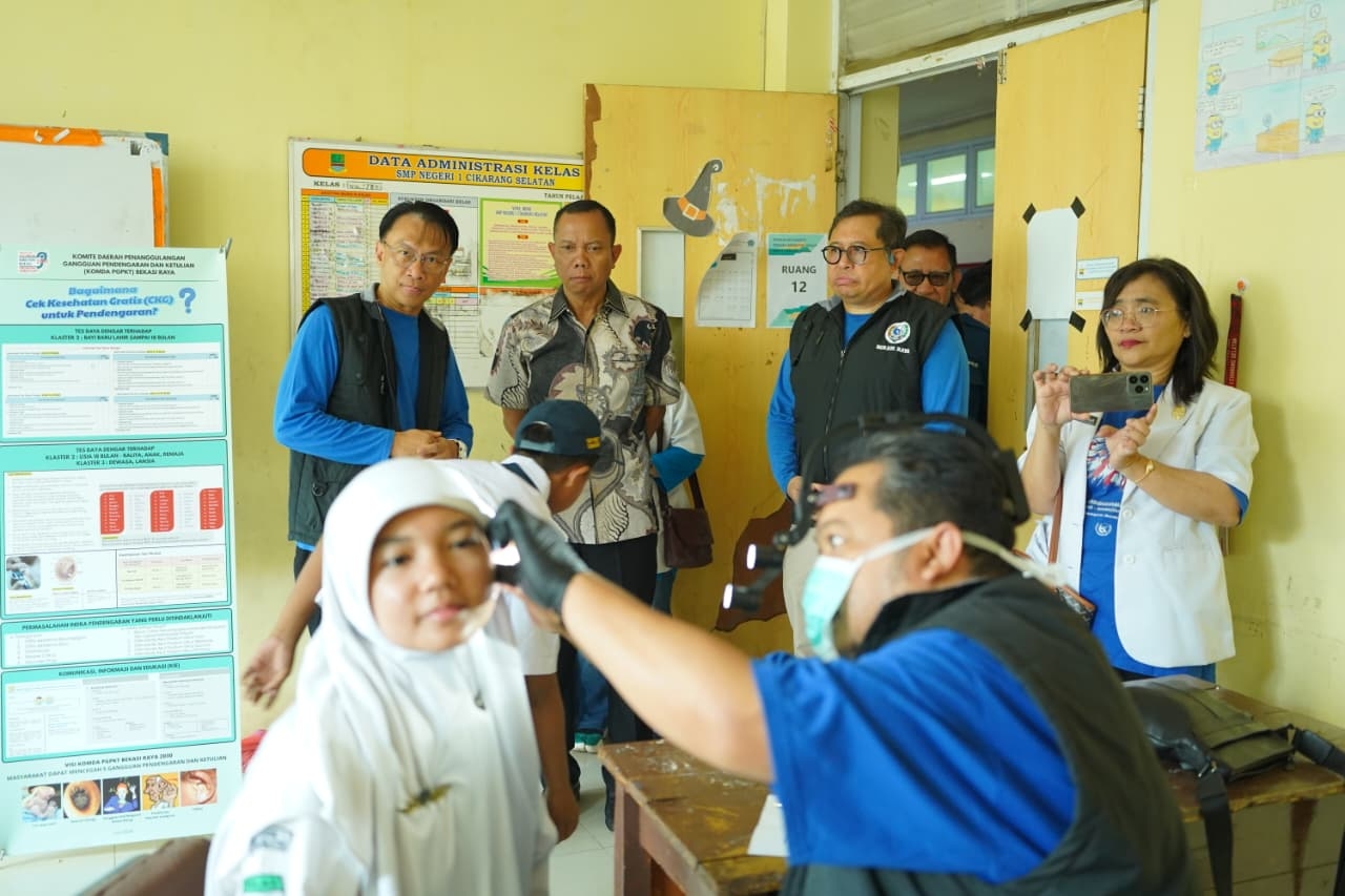 Sekda Bekasi Luncurkan Sekolah Peduli Pendengaran di World Hearing Day 2026