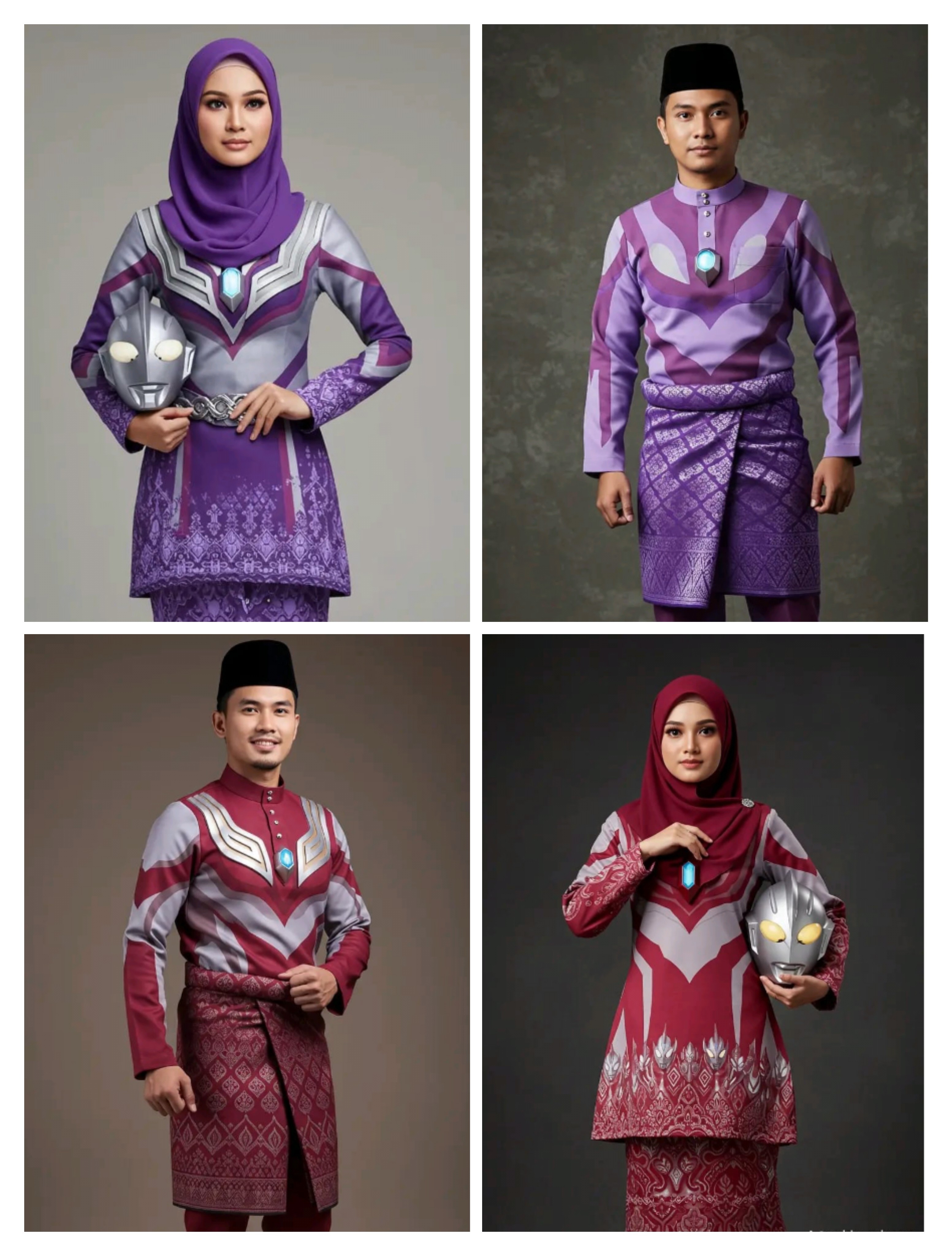 Tren Baju Viral bertema Ultraman, Tampil Unik dan Berbeda di Momen Lebaran 2025