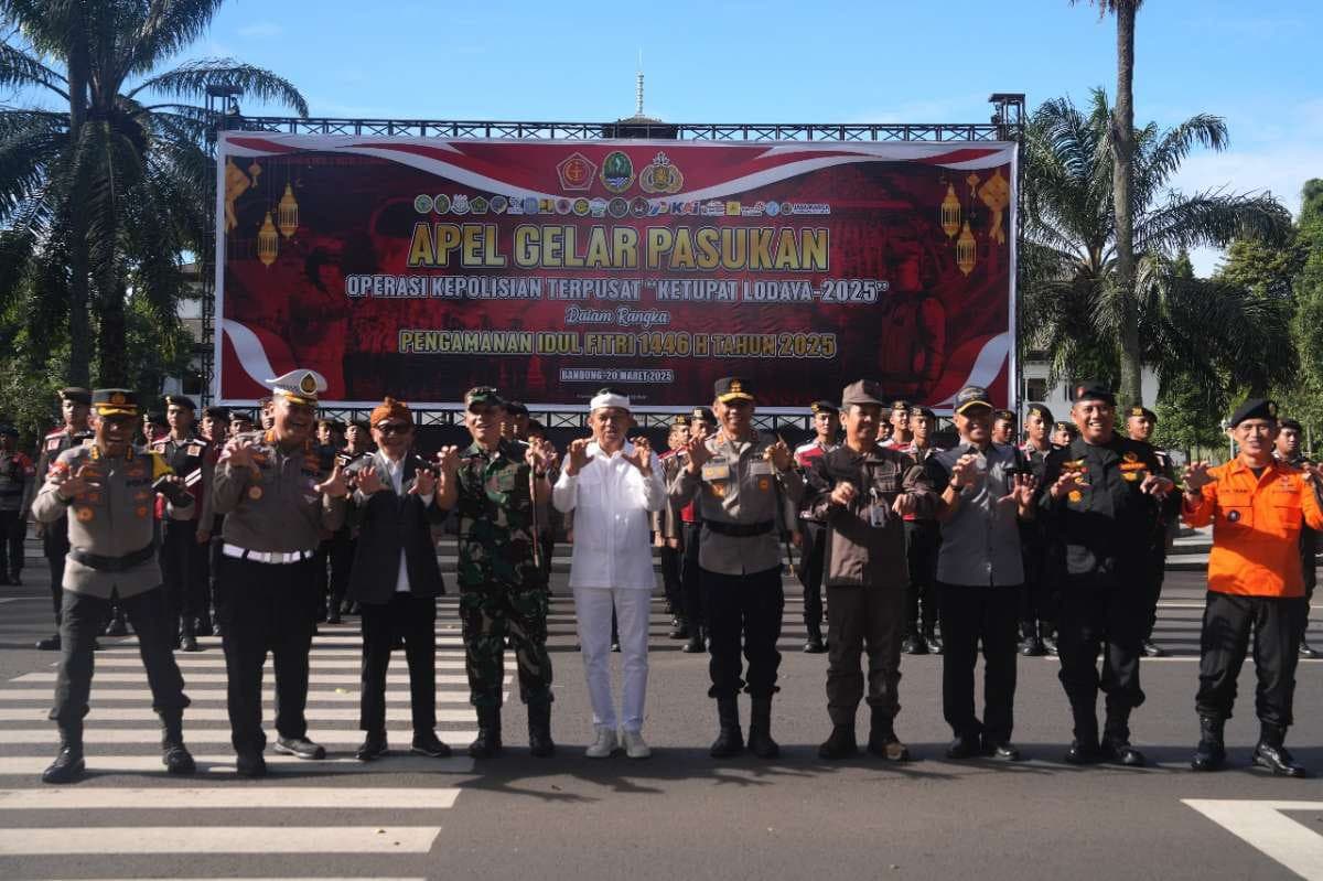 Sebanyak 25 Ribu Personel Gabungan Dikerahkan Dalam Operasi Ketupat Lodaya 2025, Pastikan Pelayanan Optimal
