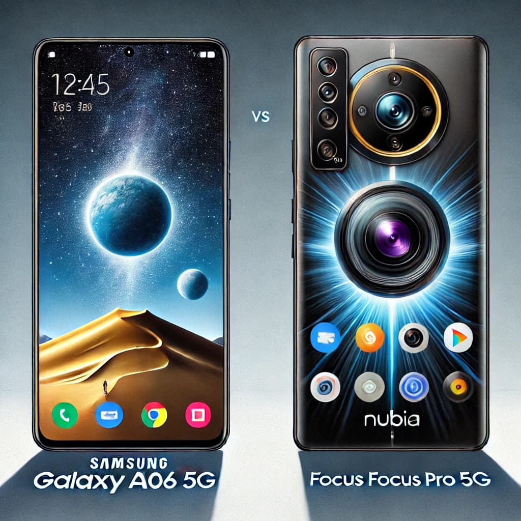Perbandingan Spesifikasi dan Harga: Samsung Galaxy A06 5G vs Nubia Focus Pro 5G