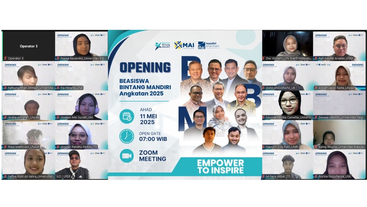 MAI Foundation Gandeng LPDP dan BAZNAS RI: Kolaborasi Strategis Luncurkan Beasiswa Bintang Mandiri 2025
