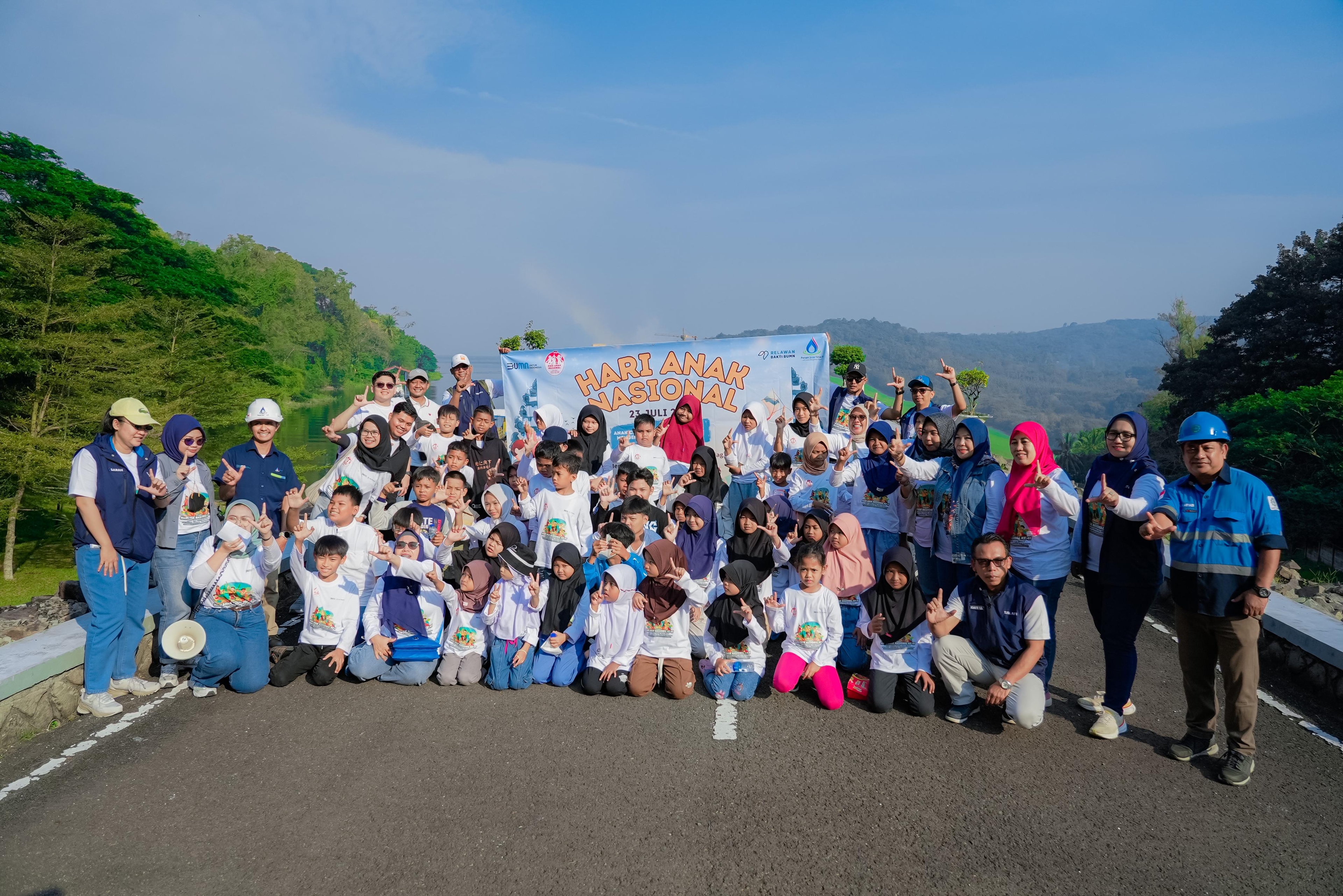 PJT II Kenalkan Fungsi Bendungan dan Profesi Insan BUMN di Peringatan Hari Anak Nasional