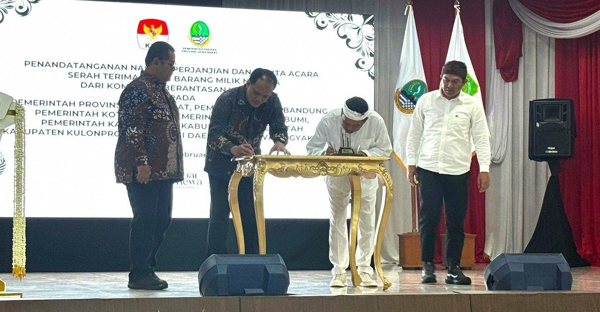 Manfaatkan Lahan Bekas Korupsi, KPK Hibahkan Aset Koruptor Jabar Rp16,3 Miliar Kepada Pemprov Jabar