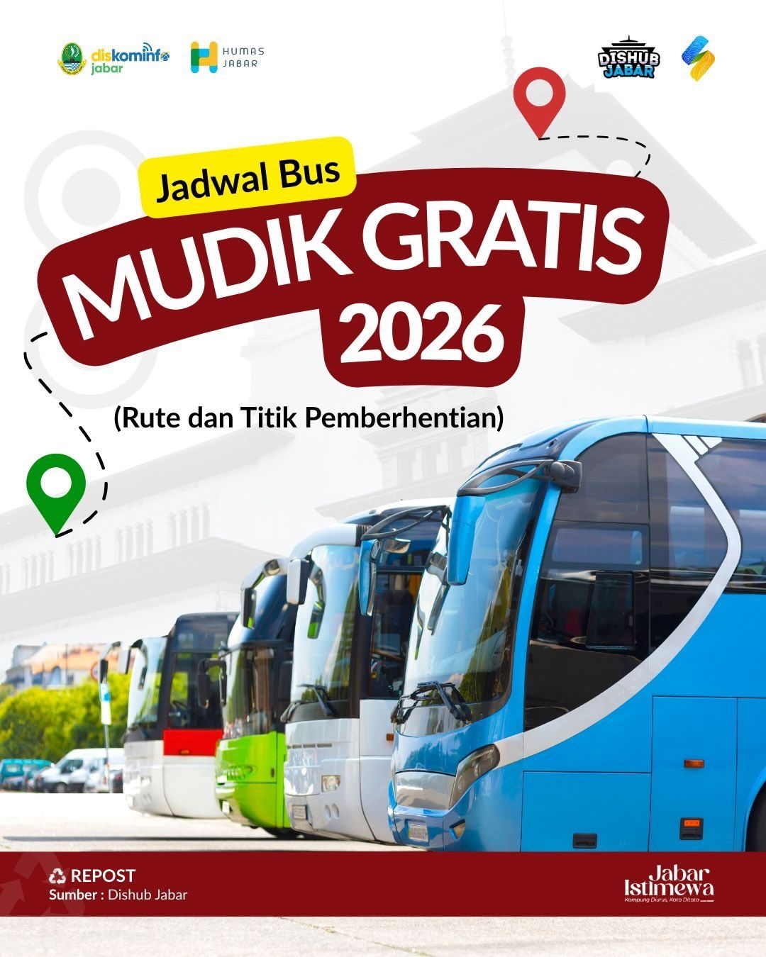 Siap-Siap Pulang Kampung! Pemprov Jabar Buka Pendaftaran Mudik Gratis Jawa Barat 2026 via Aplikasi Sapawarga