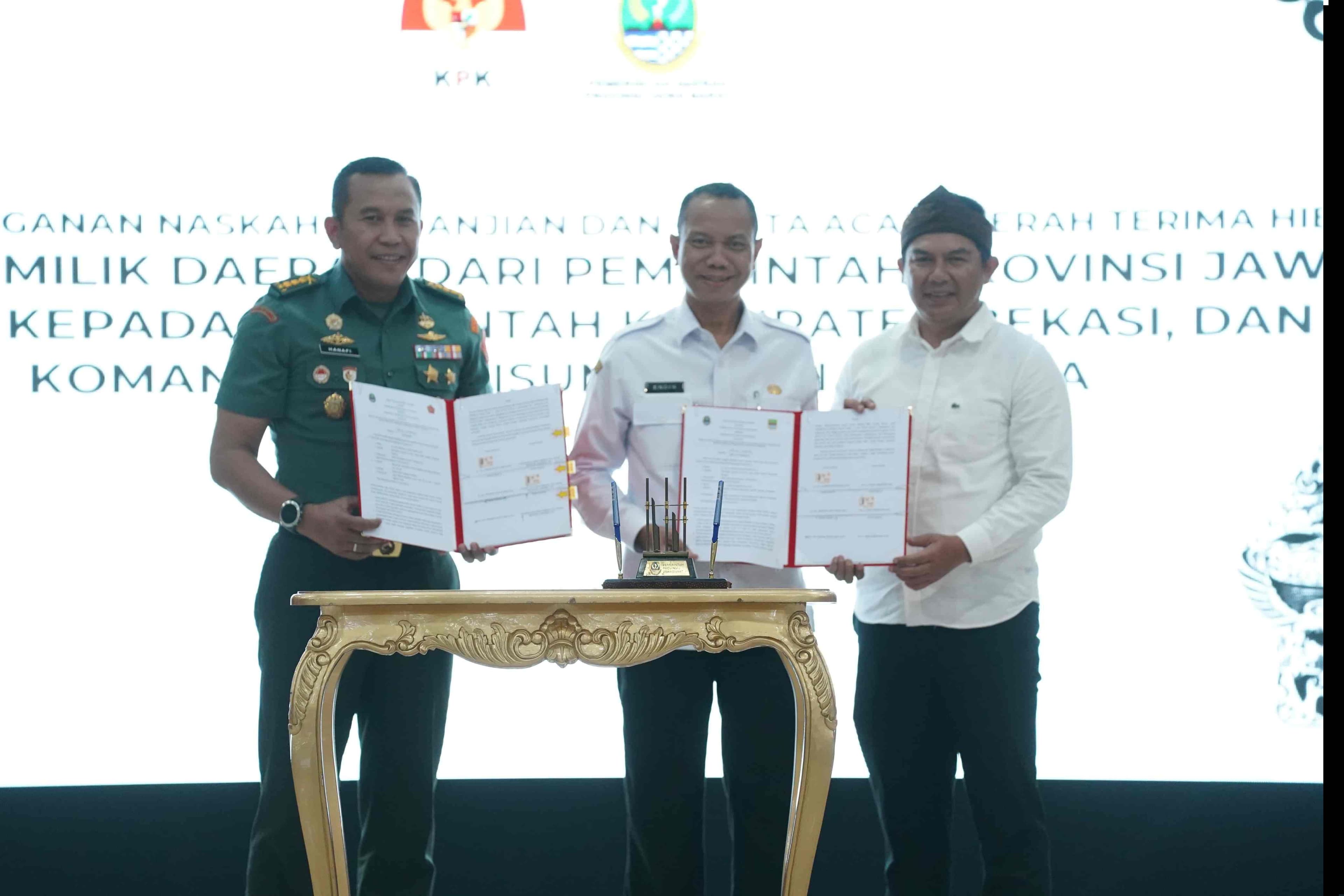 Perkuat Layanan Damkar, Pemkab Bekasi Terima Hibah Tanah Ribuan Meter dari Pemprov Jabar