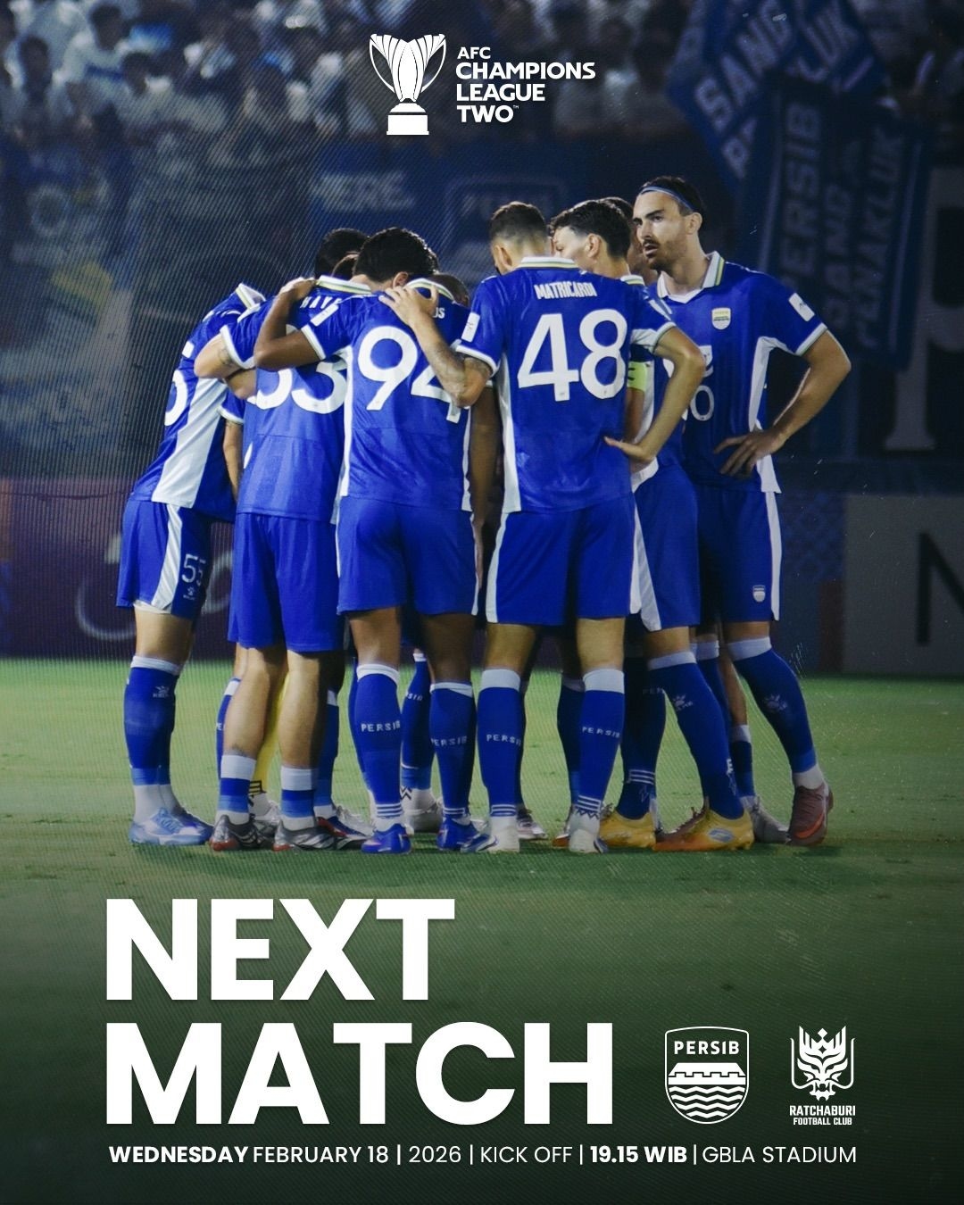 Tekad Persib Bandung Balikkan Keadaan Lawan Ratchaburi FC di GBLA