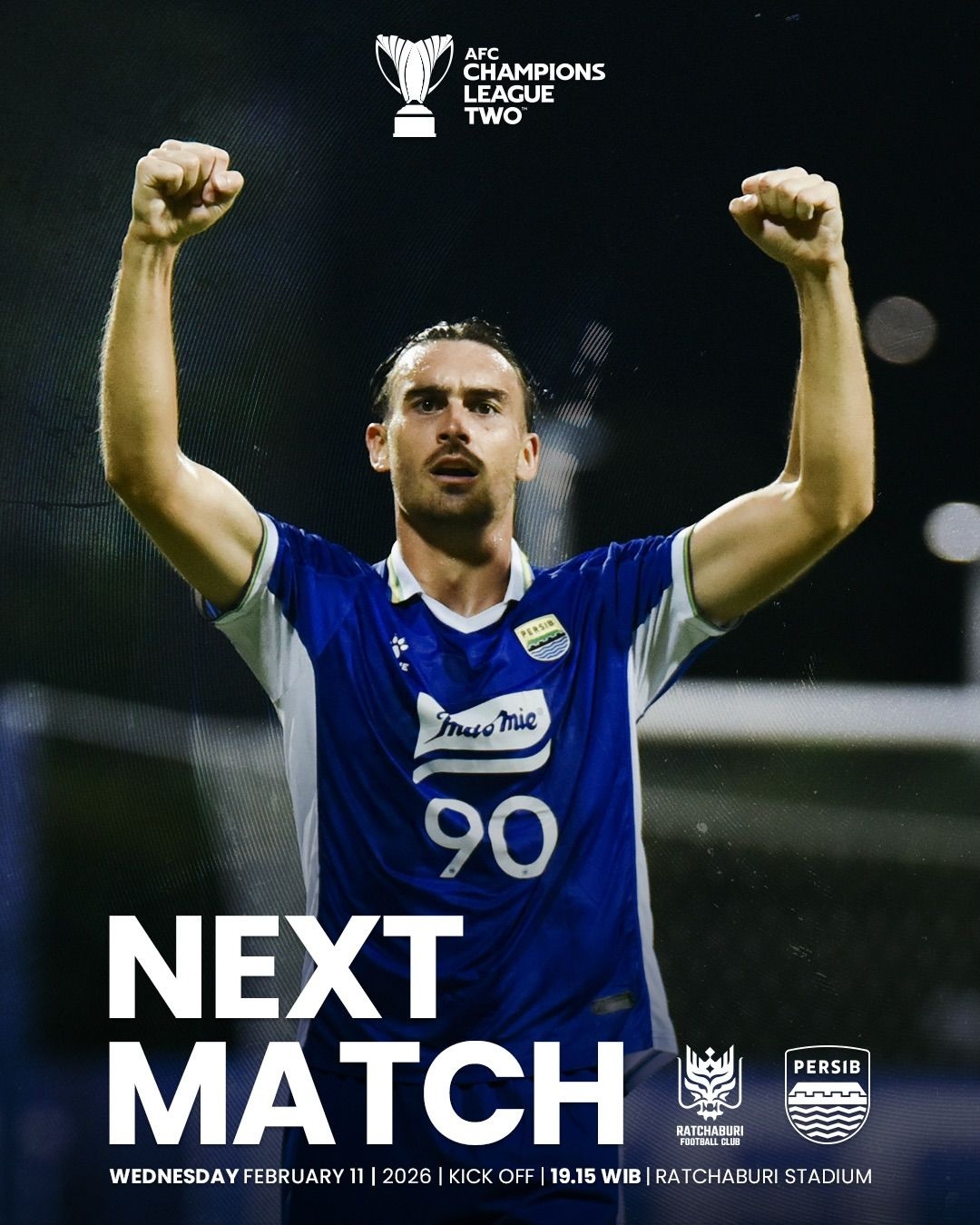 Persib Lawan Ratchaburi FC di ACL Two: Prediksi dan Link Live Streaming